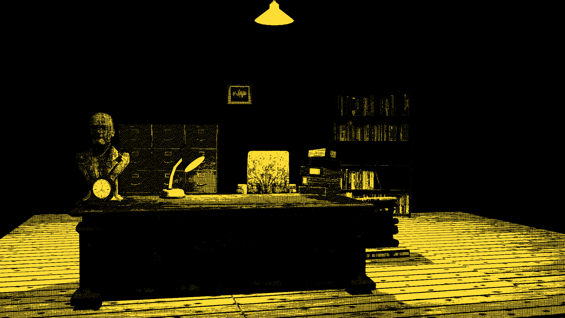 Image of the interior of the shack