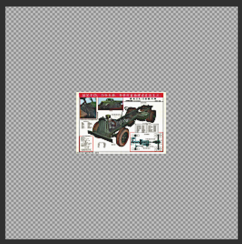 square png image of a poster surrounded by fully transparent pixels